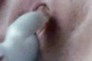 New experiments with her taut and moist muff in her bedroom