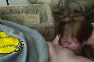 Sassy thirsty slutty wife engulfing my shlong balls unfathomable in non-professional movie