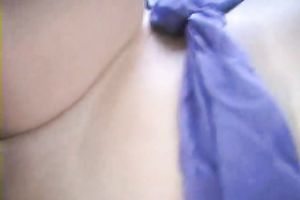 Pounding a beautiful goth brunette hair in my messy car