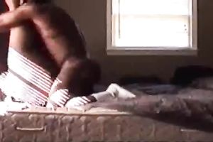 Horny chap drills hard his overweight dirty slut wife in missionary style