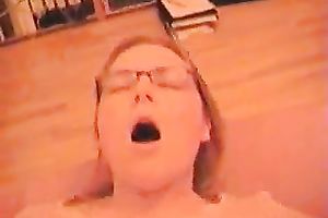 Chubby college nerd babe said me to fuck her hard