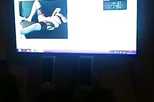 Wife in hot nylons playing with a sextoy n intimate sex clip