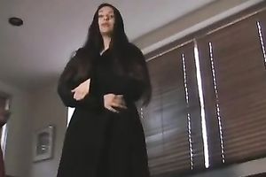 Long haired filthy dark brown nympho naked her actually flawless large ass