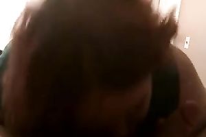 Salacious big beautiful woman girlfriend goes down on me after lunch