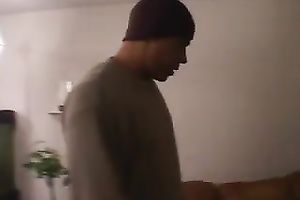 Brunette slim skank in red pants teases fellows with her feet