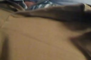 Ugly large clitoris of a bulky dilettante white whore on home movie