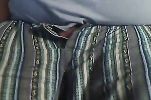 Ugly large clitoris of a bulky dilettante white whore on home movie