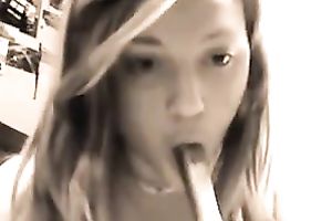 I widen my legs and drill my bawdy cleft with a sex toy and fingers