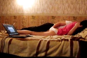 Kinky and filthy wench with precious body sucks the rod