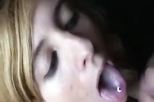 Blond haired indeed emotional hottie of my friend is topping his prick