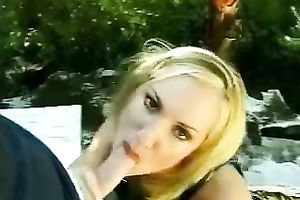 Cum-addicted blond bitch gives me one hell of a blow job