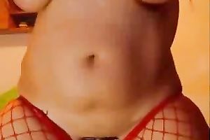 Wondrous non-professional Romanian cam sweetheart showed her melons