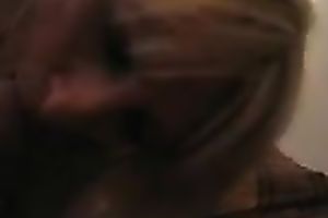 Mature blond granny engulfing my 10-Pounder deepthroat in dilettante vid