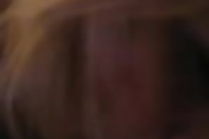 Mature blond granny engulfing my 10-Pounder deepthroat in dilettante vid