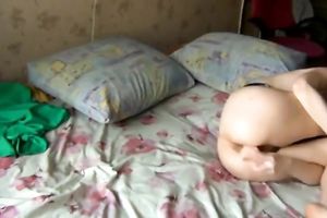 My ex-girlfriend one time was taped on web camera during her morning masturbation