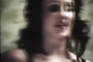 Two ravishing vintage white honeys in the garden playing with every other