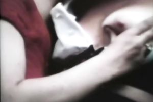 Two ravishing vintage white honeys in the garden playing with every other