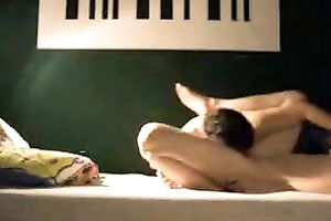 Svelte dark brown gal groans with excitement when I lick her from behind