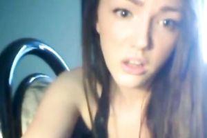This charming playgirl genuinely appears to be to like masturbating on webcam