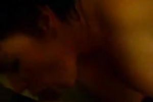 Mature girlfriend in corset loves a cucumber greater amount than a sex-toy