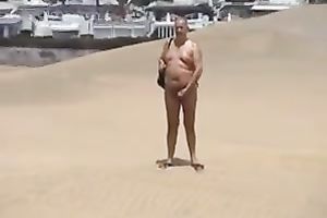 Torrid non-professional sunbathing breasty slutwife was teasing her own twat