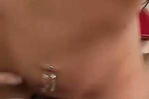 Beautiful and juvenile white whore gives cook jerking and oral job