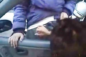 My hawt shameless girlfriend gives cook jerking to pure stranger