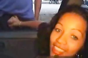 My hawt shameless girlfriend gives cook jerking to pure stranger