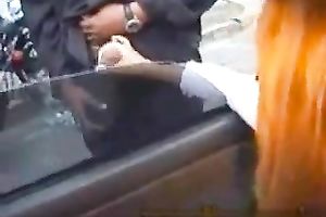 My hawt shameless girlfriend gives cook jerking to pure stranger