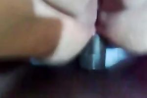 That corpulent aged white chick wanted to try out my knob in the arse