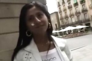 Gorgeous non-professional Indian chick picked up on the street