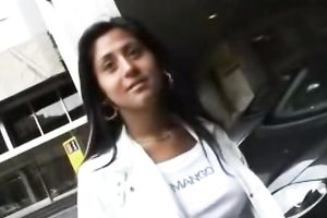 Gorgeous non-professional Indian chick picked up on the street
