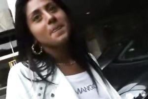 Gorgeous non-professional Indian chick picked up on the street