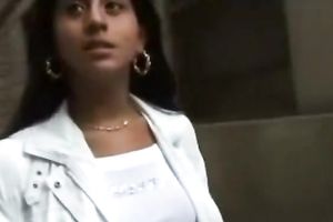 Gorgeous non-professional Indian chick picked up on the street