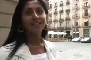 Gorgeous non-professional Indian chick picked up on the street