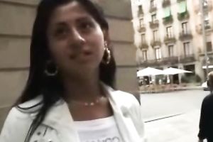 Gorgeous non-professional Indian chick picked up on the street