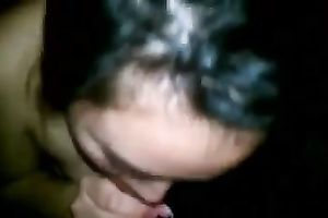 Cute Asian girlfriend is desirous to engulf my wang on webcam