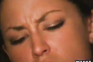 Sexy white hottie gives her dark paramour one hell of a tugjob