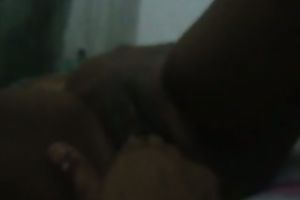 Lusty dark night pleasures of my buddy and his perverted wifey on web camera