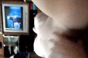 Delicious and sexy dark brown on the POV clip rides me