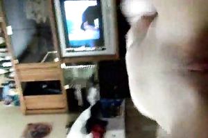 Delicious and sexy dark brown on the POV clip rides me