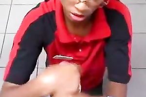 Slutty dark nerdy shop assistant blew and jerked me on my web camera