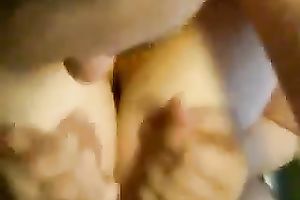 Nasty beauty with large hooters gives me some great titjob