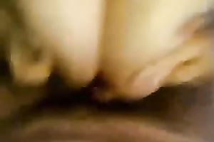 Nasty beauty with large hooters gives me some great titjob