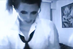 Kinky hilarious and pleased golden-haired playgirl showed me her worthwhile rounded ass