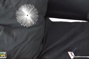 Russian beauty Christine gets her bald coochie licked and fingered