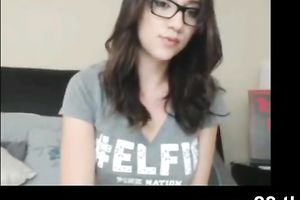 This web camera model is so cute and the a-hole that babe has is fucking hypnotizing