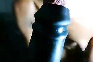 My slim cute dark brown with merry titties flashes her priceless rack