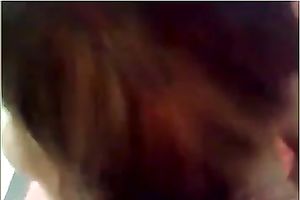 Attractive sweetheart gives great deepthroat oral-service