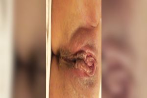 Check out dope closeup of my ex-girlfriend's wet shaved vagina lips